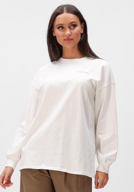 Creme HAUTE L'AMITI&Eacute; Blusen STUDIO LS PRINT TEE - large