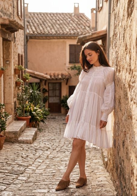 Wei&szlig;e MES DEMOISELLES Minikleid LANGELIQUE - large