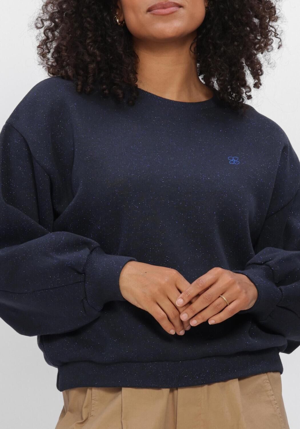 Dunkelblau BY-BAR Pullover LILI SPARKLE SWEATER - large