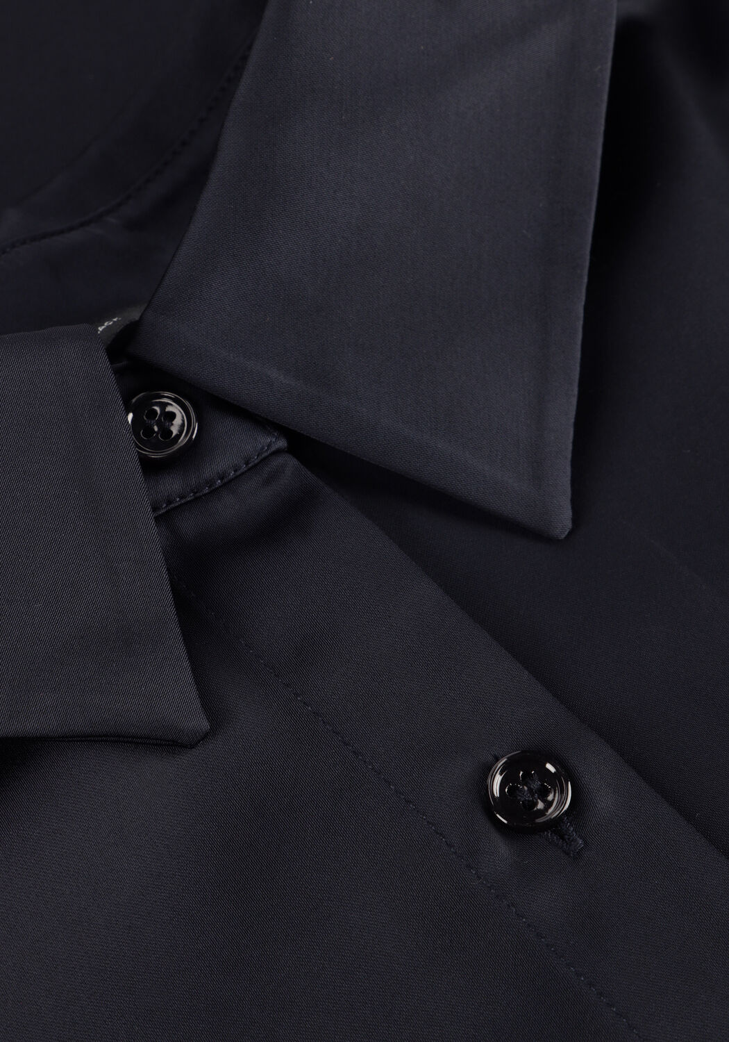 Dunkelblau WITHBLACK Blusen WBLDAGMAR SATEEN LS SHIRT - large