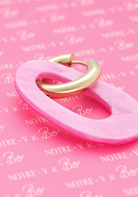Goldfarbig NOTRE-V Ohrringe X BO - LOU EARRINGS - large