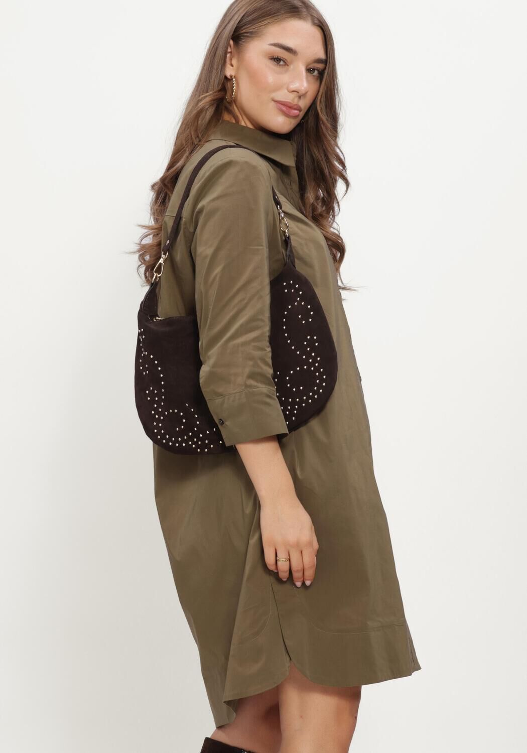 Khaki NOTRE-V Minikleid NV-INNEKE - large