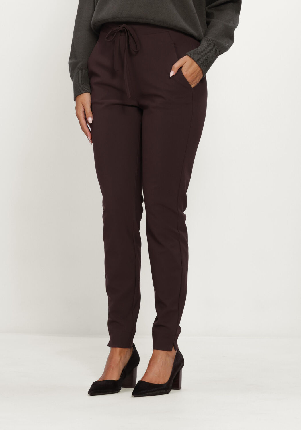 Bordeaux STUDIO ANNELOES Hose Downstairs winter bonded trousers - large