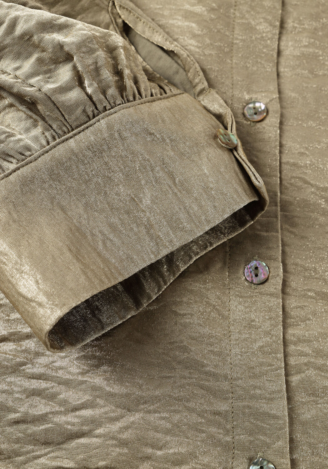 Olive NUKUS Blusen LILLY BLOUSE SHINY - large