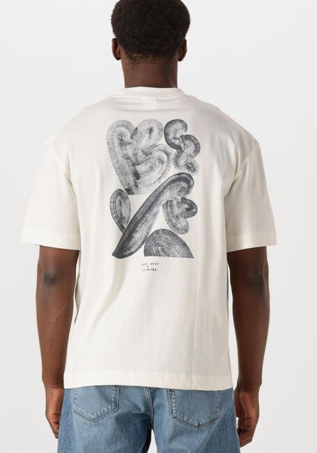 Nicht-gerade weiss SELECTED HOMME T-shirt SLHRELAXWILL LICENSE SS O-NECK TEE - large