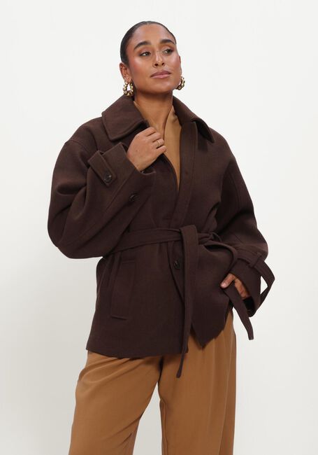 Braune MSCH COPENHAGEN Jack MSCHAMARANDA JACKET - large