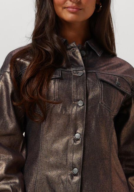 Goldfarbene REFINED DEPARTMENT Minikleid BIBI - large
