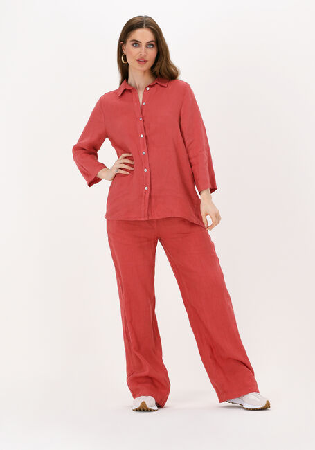 Rote BY-BAR Blusen IRENE LINEN BLOUSE - large