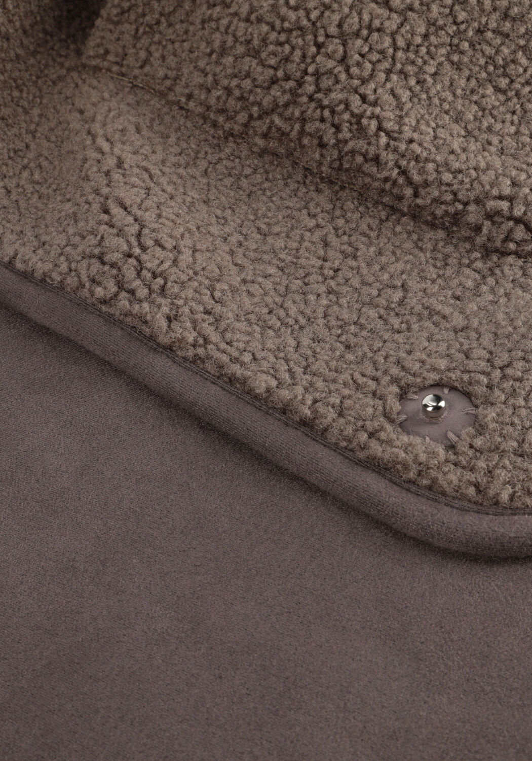 Braune KNIT-TED Teddy-Jacke JILL - large