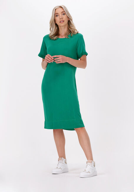 Grüne SUMMUM Midikleid DRESS FLUID SWEAT - large