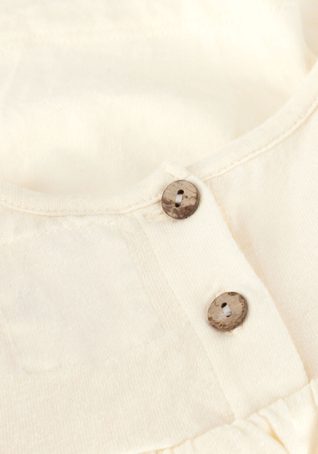 Ecru PLAY UP Kleider MIXED TUNIC - large