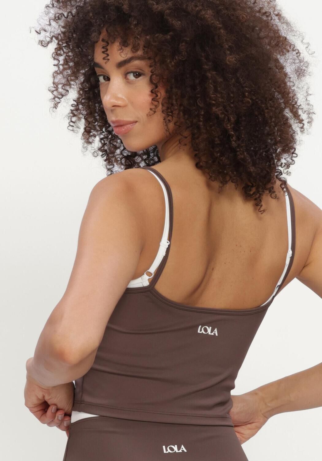 Braune THE LOLA CLUB Top BRUNA TOP - large