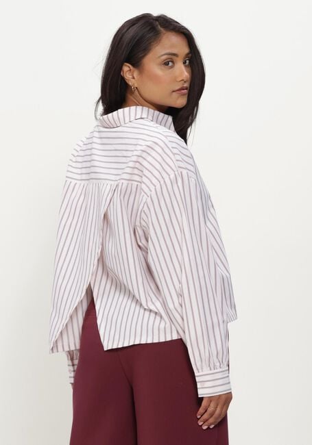 Wei&szlig;e MODSTR&Ouml;M Top DILANMD STRIPE SHIRT - large