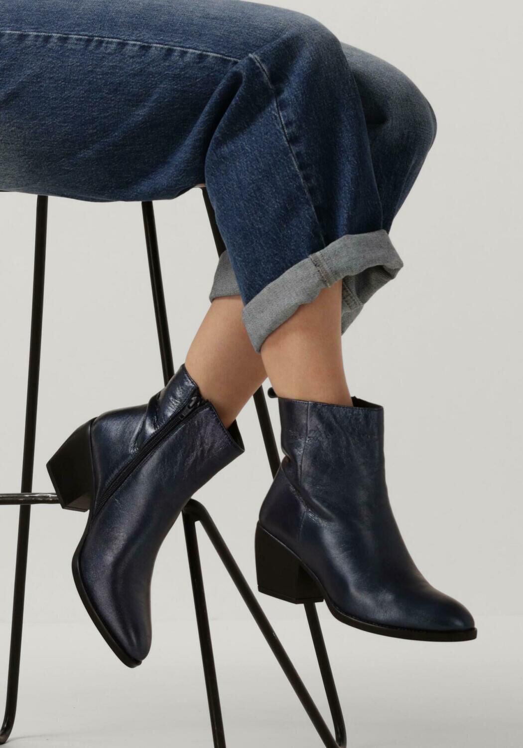 Blaue NOTRE-V Stiefeletten KI-4563 - large