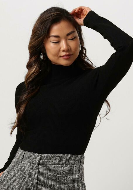 Schwarze ALIX THE LABEL Tops & T-shirts LADIES KNITTED A MESH TOP - large
