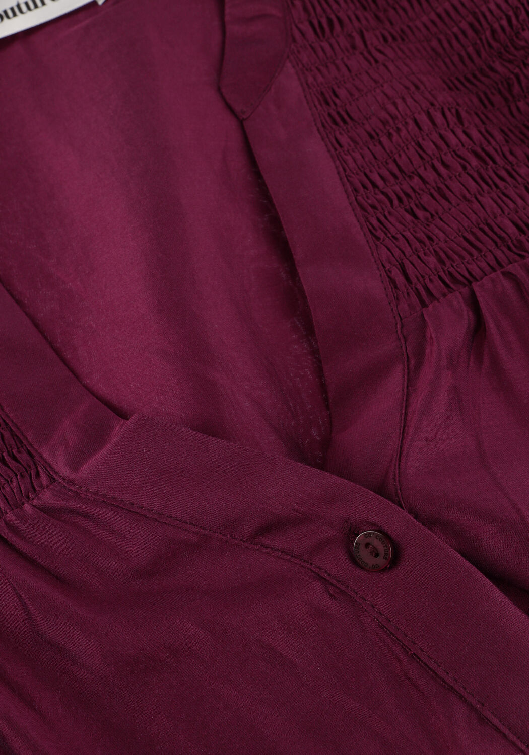 Bordeaux CO'COUTURE Blusen TAFFY SMOCK V-SHIRT - large