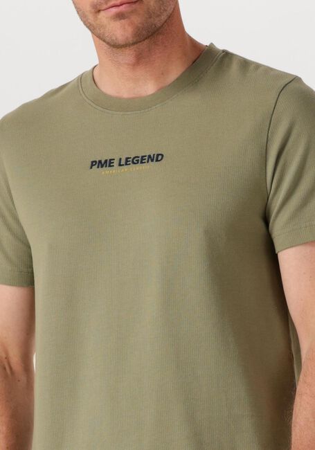 Khaki PME LEGEND T-shirt FLAT WAFFLE JERSEY - large