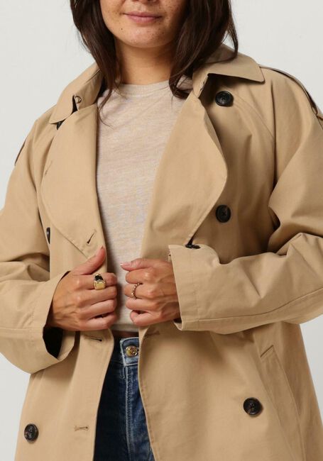 Sand SCOTCH & SODA Trenchcoats OVERSIZED CLASSIC TRENCH - large