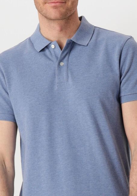 Blaue PROFUOMO Polo-Shirt POLO SHORT SLEEVE - large