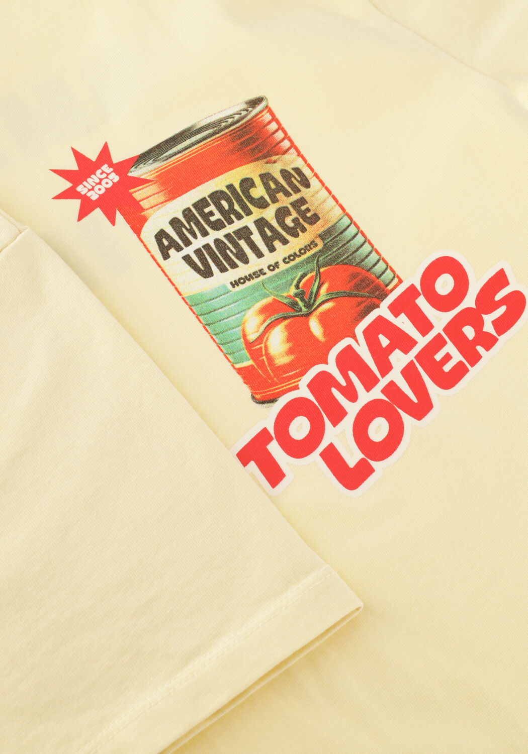 Gelbe AMERICAN VINTAGE T-shirt FIZVALLEY - large