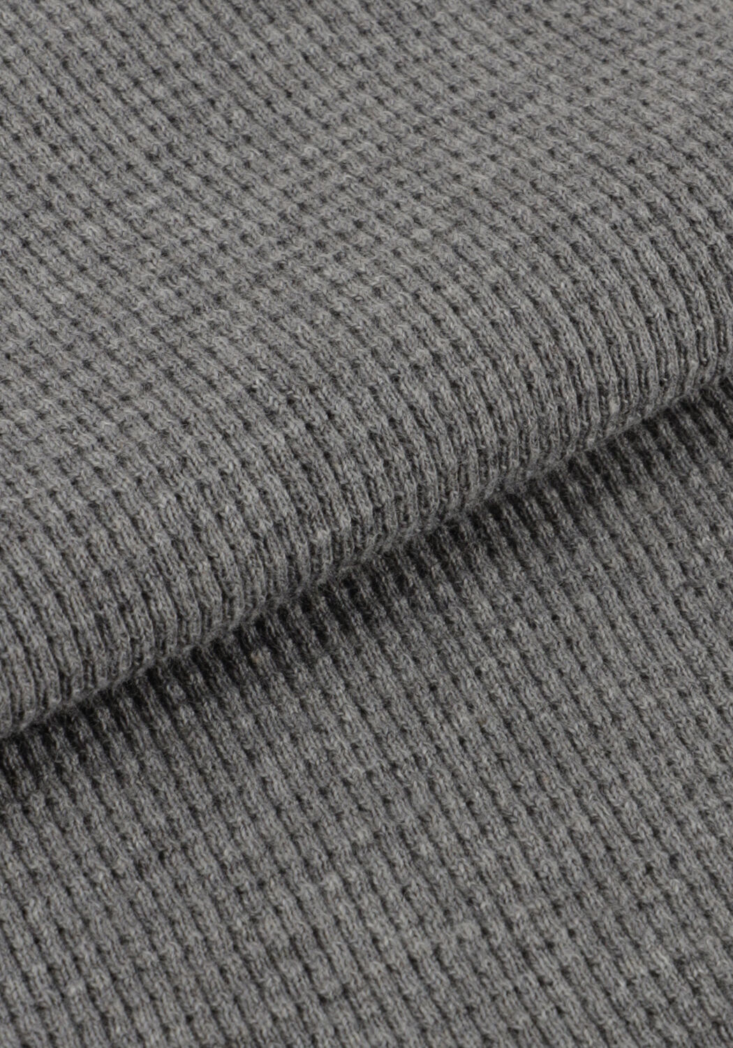 Graue CALVIN KLEIN Pullover LS WAFFLE BADGE CREWNK TEE - large