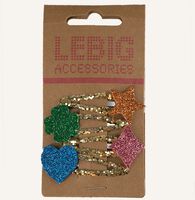 Mehrfarbige/Bunte LE BIG Haarschmuck NELISE HAIRCLIPS - medium