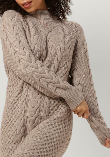 Taupe SUNCOO Minikleid CHONA - large
