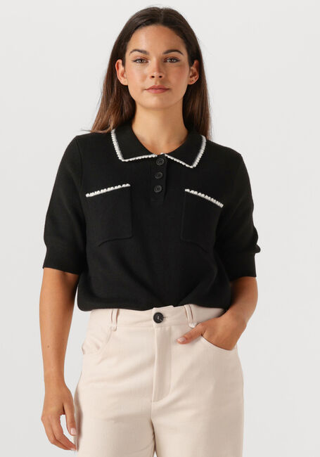 Schwarze SUNCOO Pullover POLKA - large