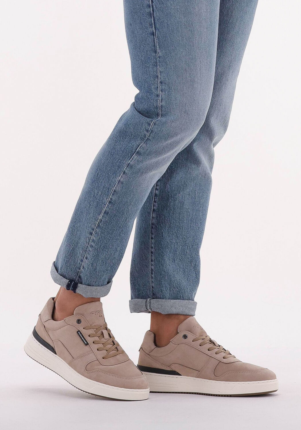 Camelfarbene CYCLEUR DE LUXE Sneaker Low FREEWHEEL 2110 - large