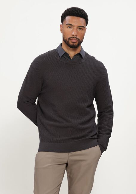 Dunkelgrau CAST IRON Pullover CREWNECK REGULAR FIT COMFORT BLEND - large