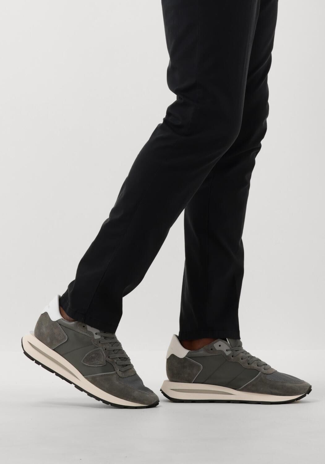 Graue PHILIPPE MODEL Sneaker Low TROPEZ HAUTE LOW MAN - large