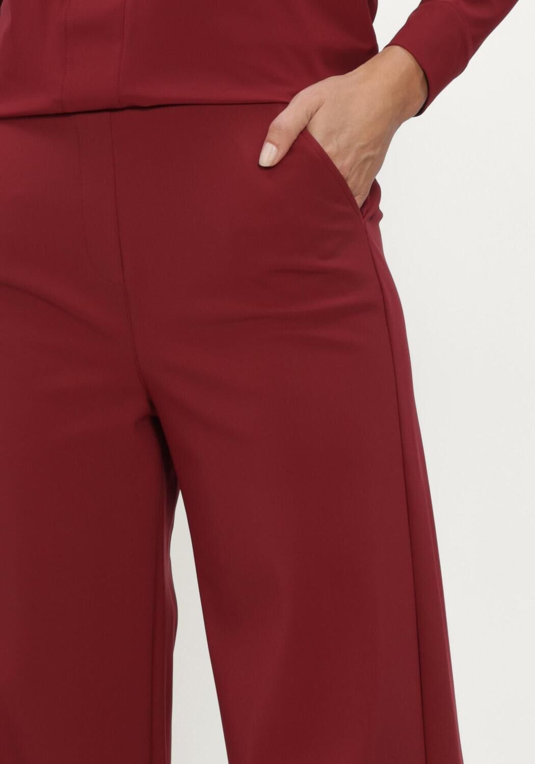 Bordeaux STUDIO ANNELOES Weite Hose LEXIE BONDED TROUSERS - large