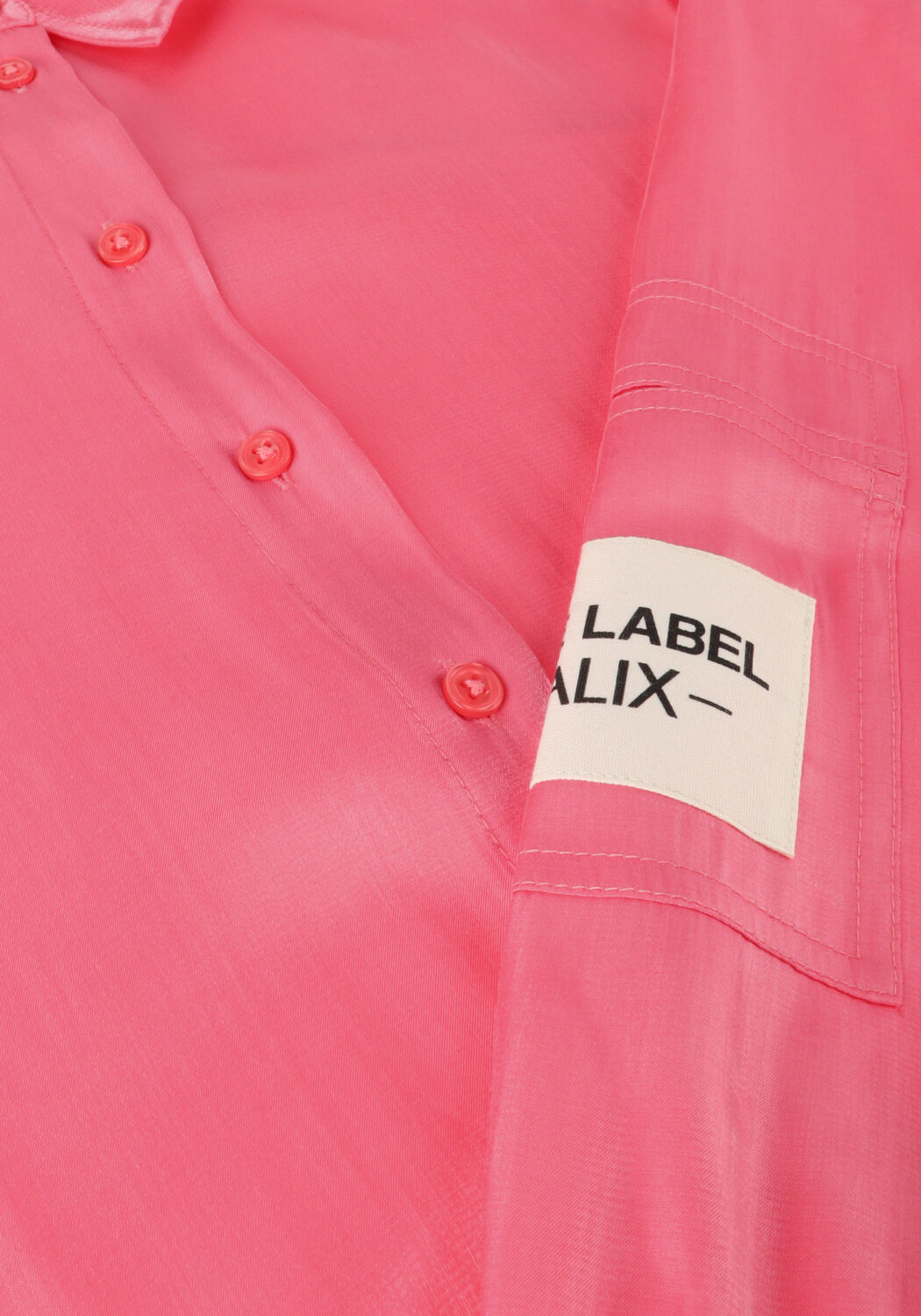 Koralle ALIX THE LABEL Blusen LADIES WOVEN SHINY SATIN BLOUSE - large