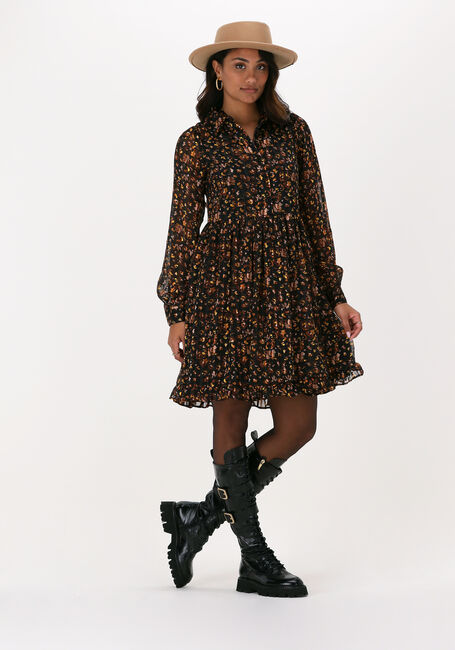 Schwarze Y.A.S. Minikleid YASLEONORI LS DRESS - large