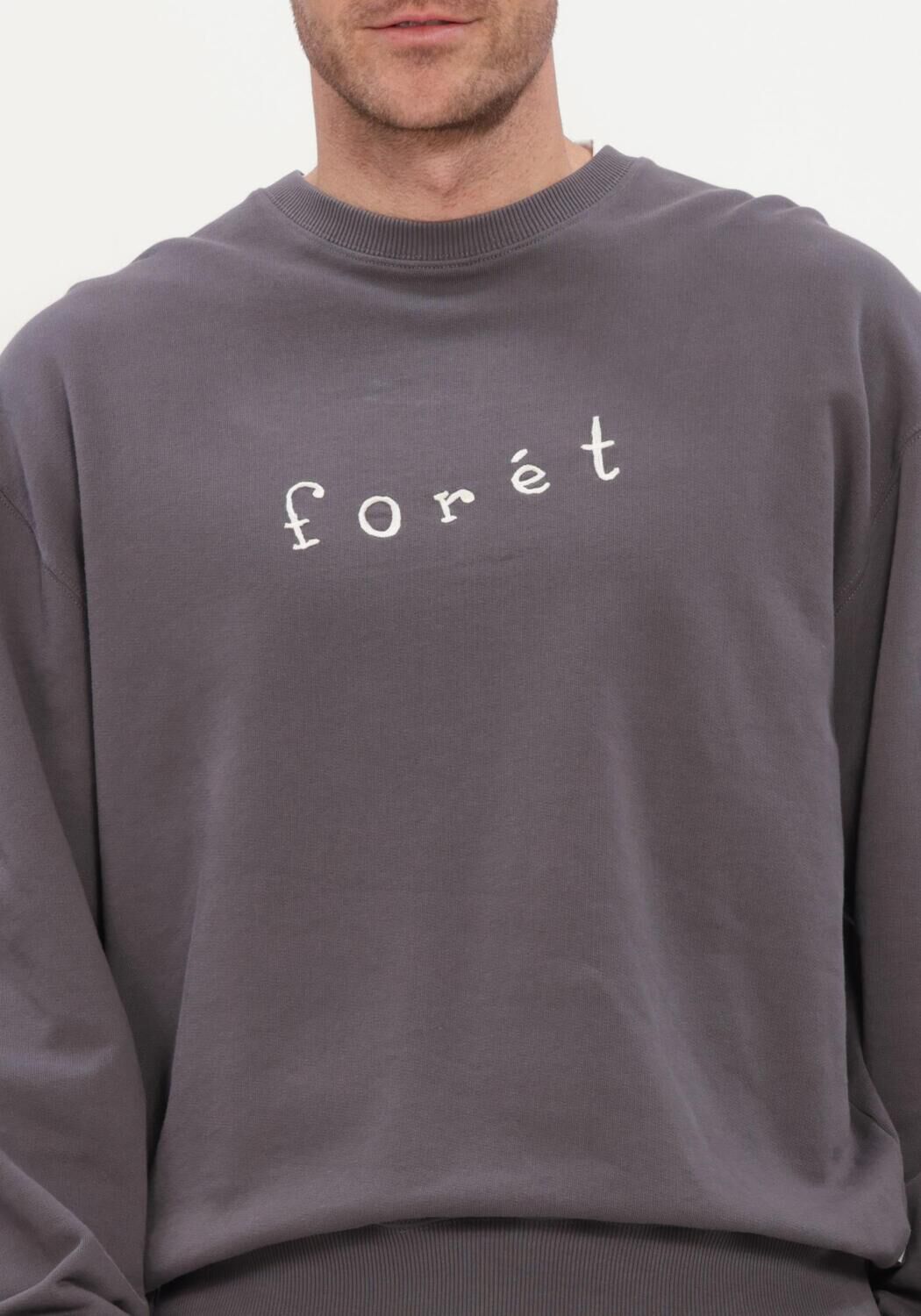 Graue FOR&Eacute;T Sweatshirt ROPE SWEATSHIRT - large