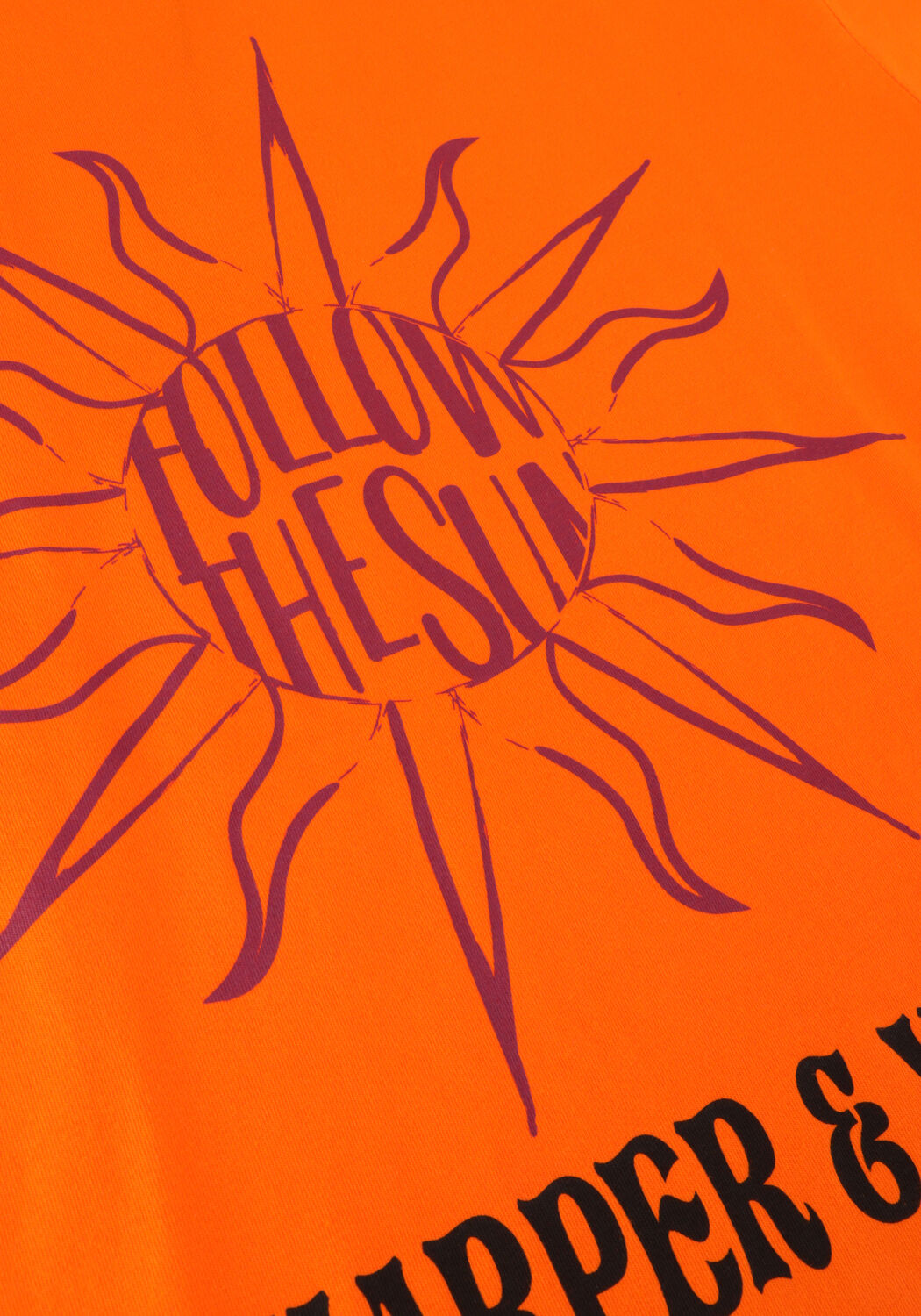 Orangene HARPER & YVE T-shirt FOLLOWTHESUN-SS - large