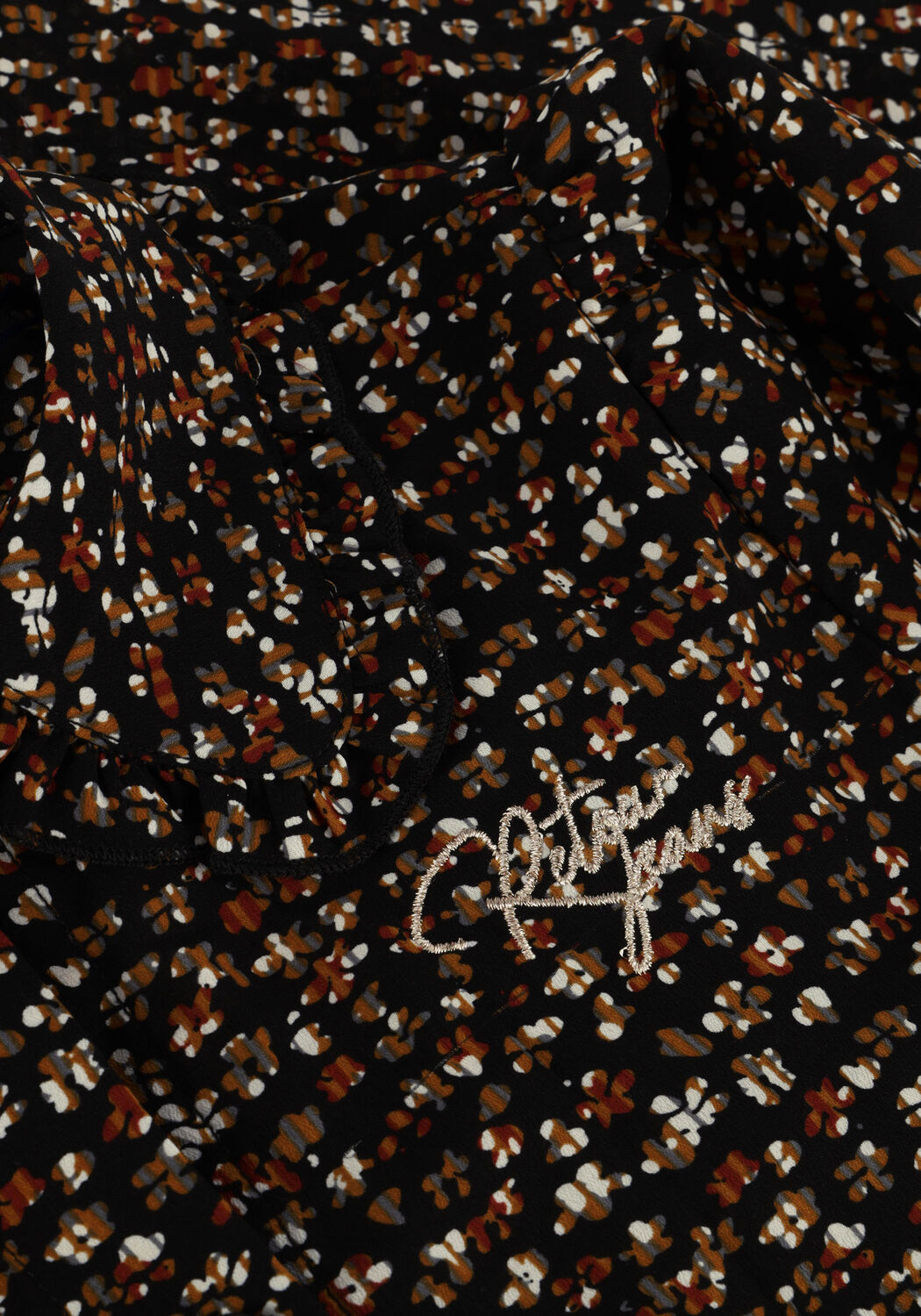 Schwarze RETOUR Schlaghose KEE - large