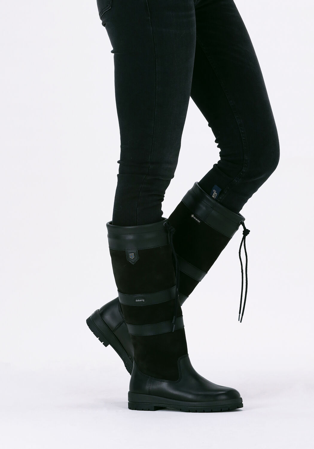 Schwarze DUBARRY Hohe Stiefel GALWAY - large