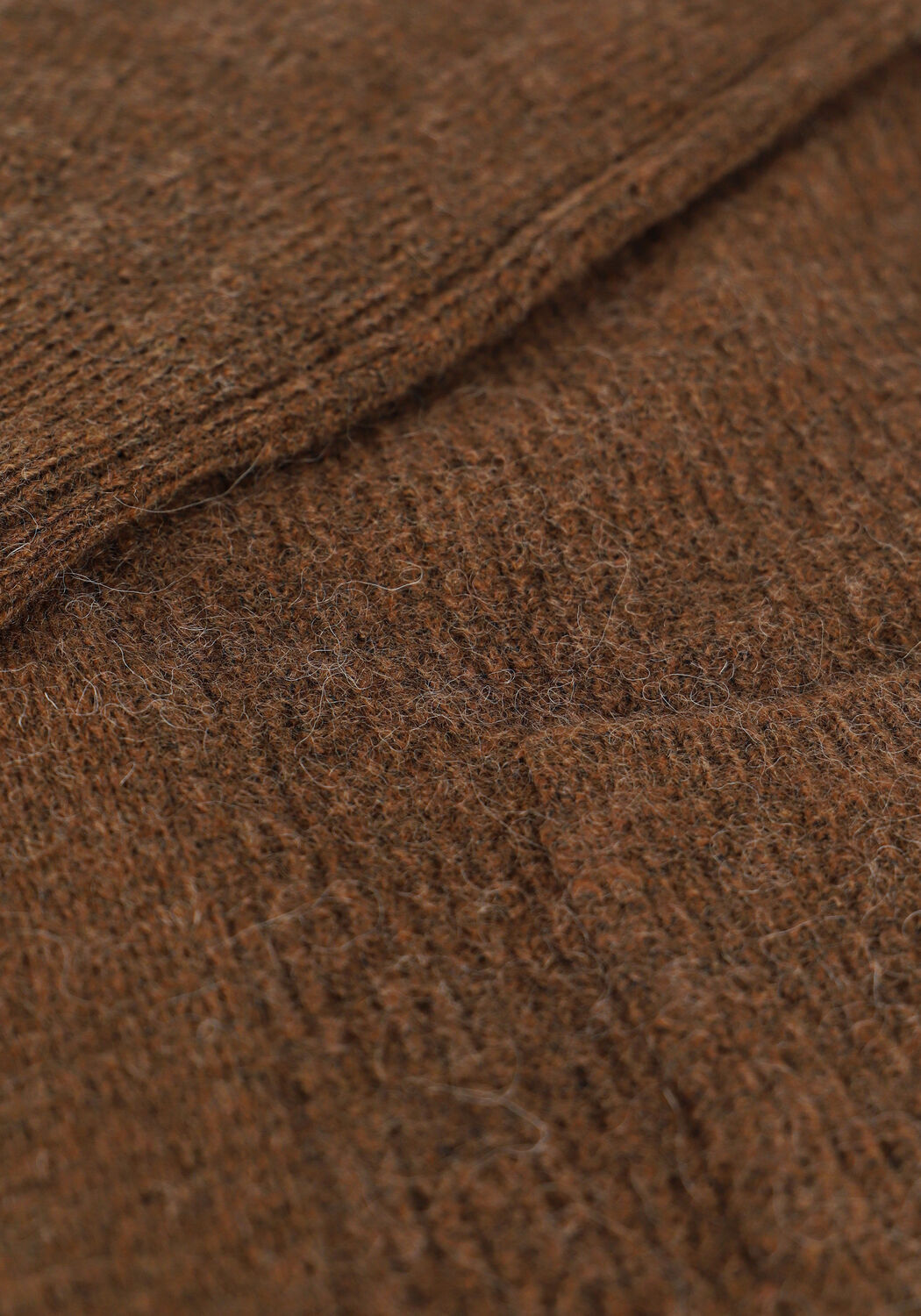 Bronzefarbene SELECTED WOMEN Strickjacke SLFLULU LS KNIT LONG CARDIGAN - large