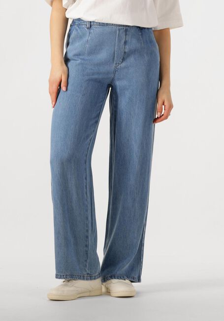 Blaue OBJECT Wide jeans OBJFRAME LISA WIDE MW PANTS - large