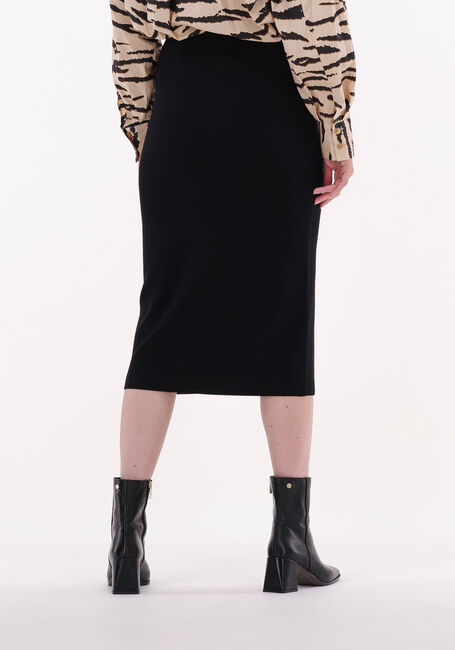 Schwarze SECOND FEMALE Midirock MENTHINA KNIT SKIRT - large