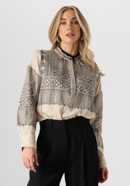 Ecru ANTIK BATIK Blusen SVETLANA TUNIC - large