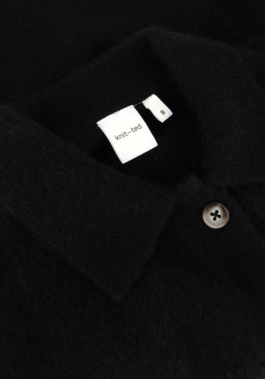 Schwarze KNIT-TED Strickjacke DANNY - large