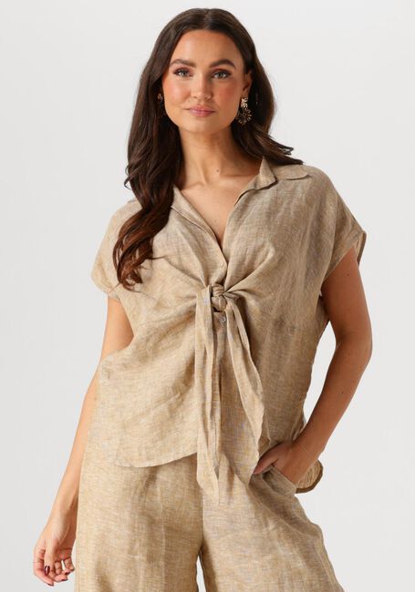 Braune NUKUS Top EDINE TOP MELANGE - large