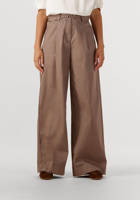 Braune NEO NOIR Hose MALBA POPLIN PANTS - large