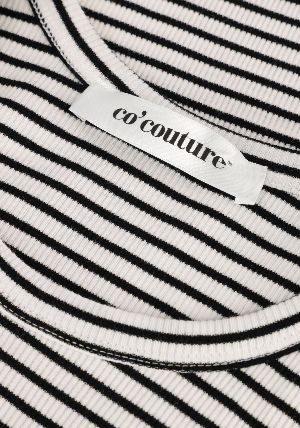 Wei&szlig;e CO'COUTURE Top SARA STRIPE RIB TANK TOP - large