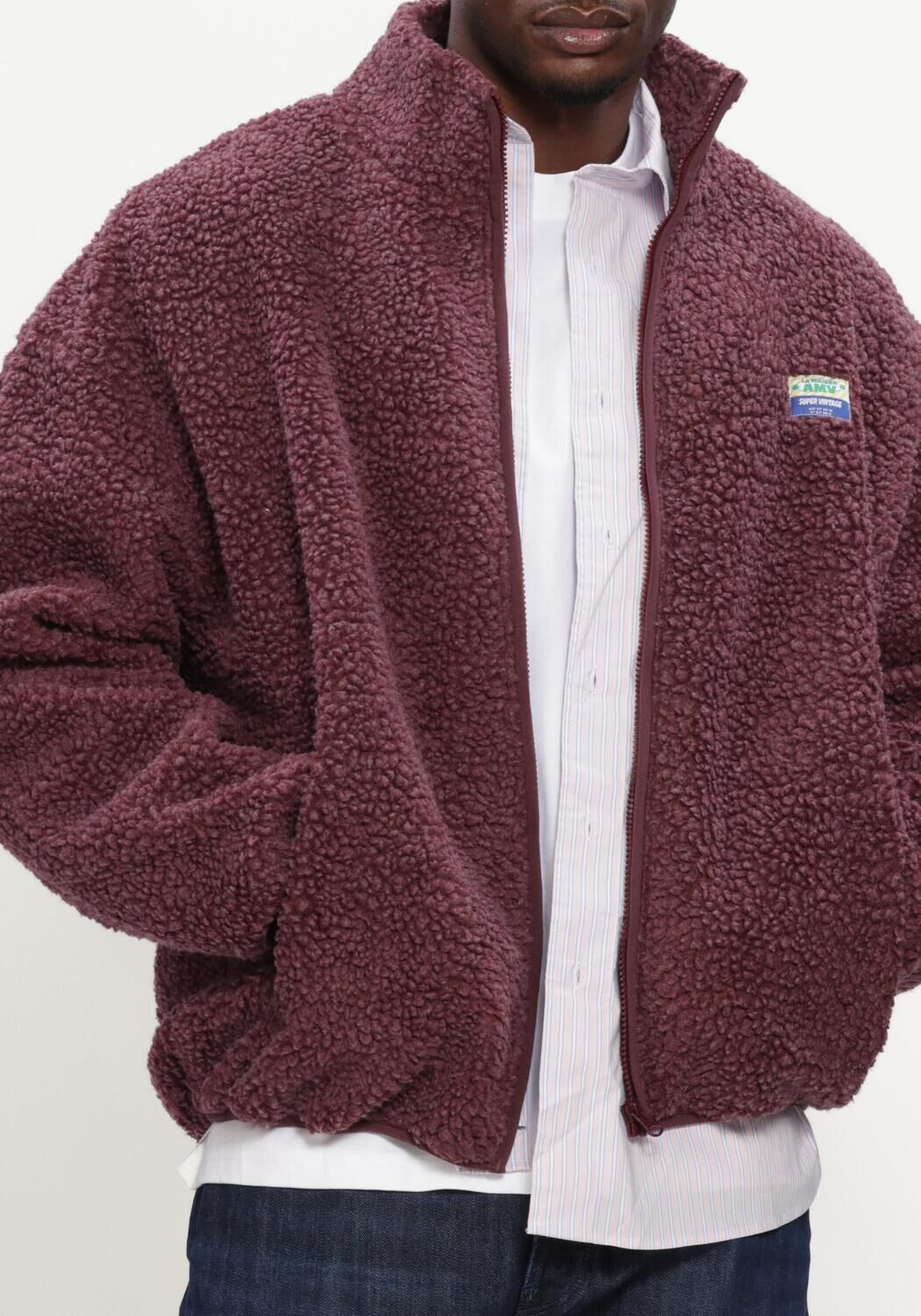 Bordeaux AMERICAN VINTAGE Strickjacke HOKTOWN ZIP - large