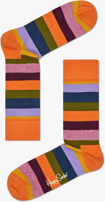 Orangene HAPPY SOCKS Socken STRIPE - large