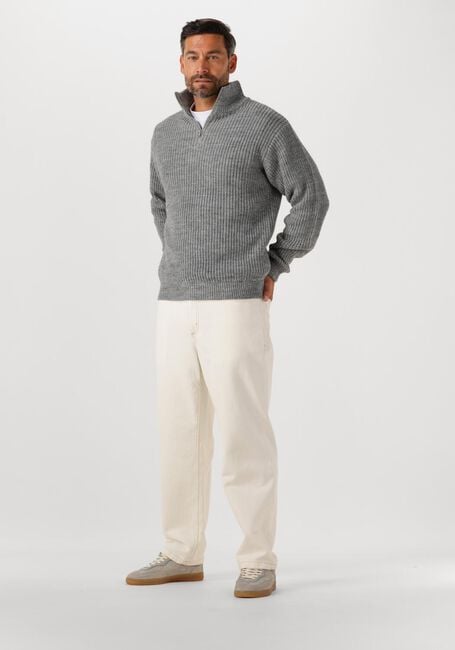 Graue AMERICAN VINTAGE Pullover CRASHWAY HALF ZIP H - large