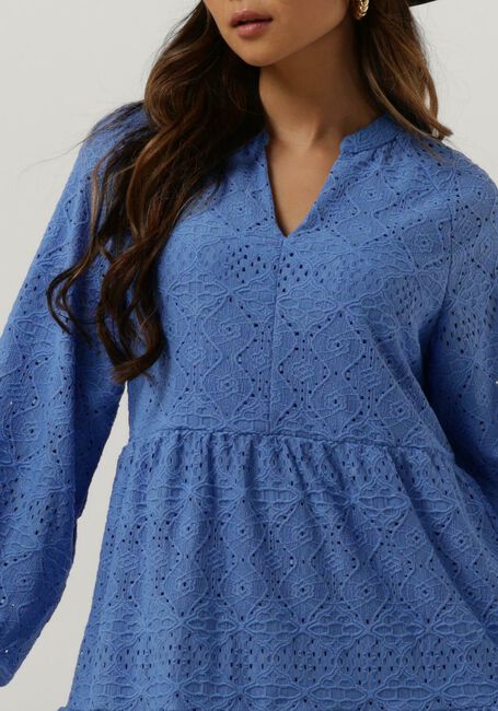 Hellblau OBJECT Minikleid OBJFEODORA GIA L/S DRESS - large